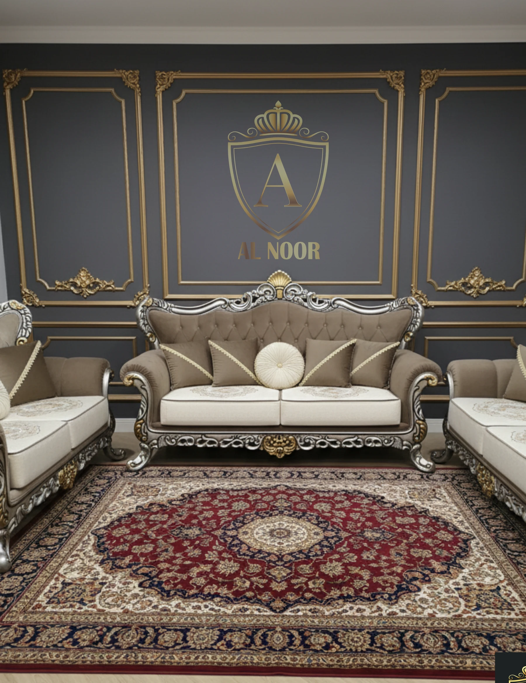 AL NOOR FURNITURE royal sofa set