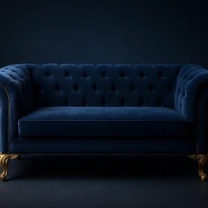 Charminar Velvet Chesterfield Lounge